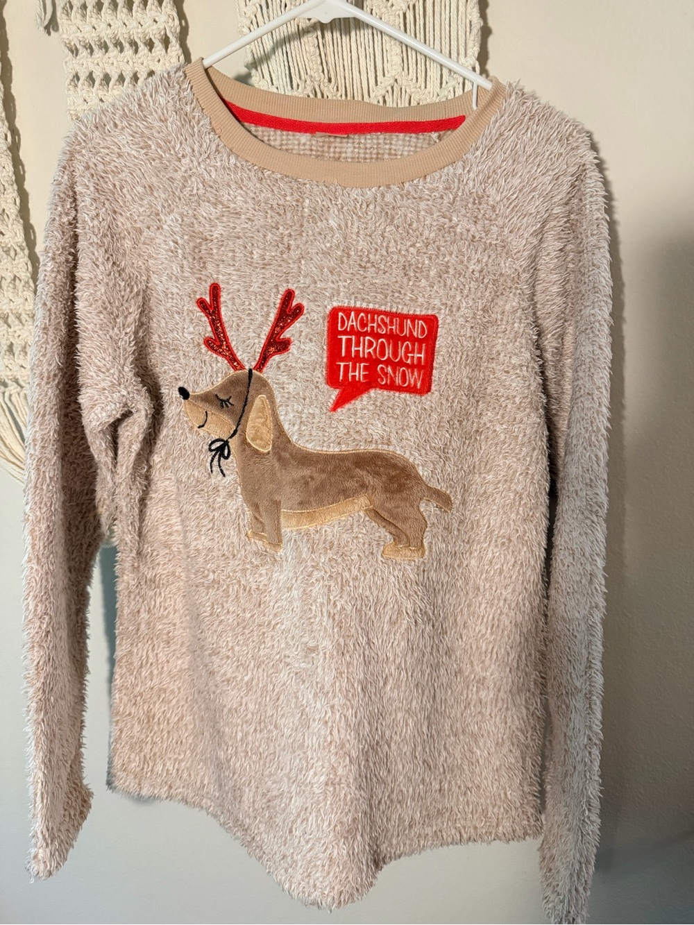 Holiday Time Dachshund Christmas Sweater
